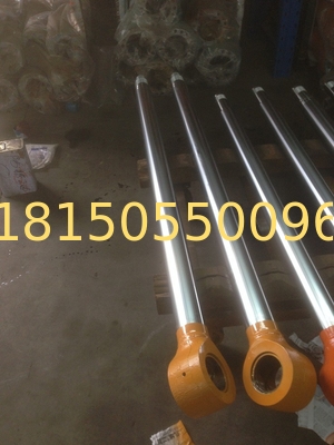 Construction equipment parts, Hyundai R225-7 boom  hydraulic cylinder rod  Hyundai excavator parts