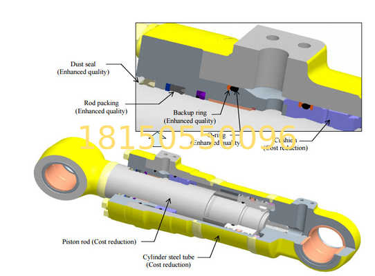 pc750-7  arm   cylinder