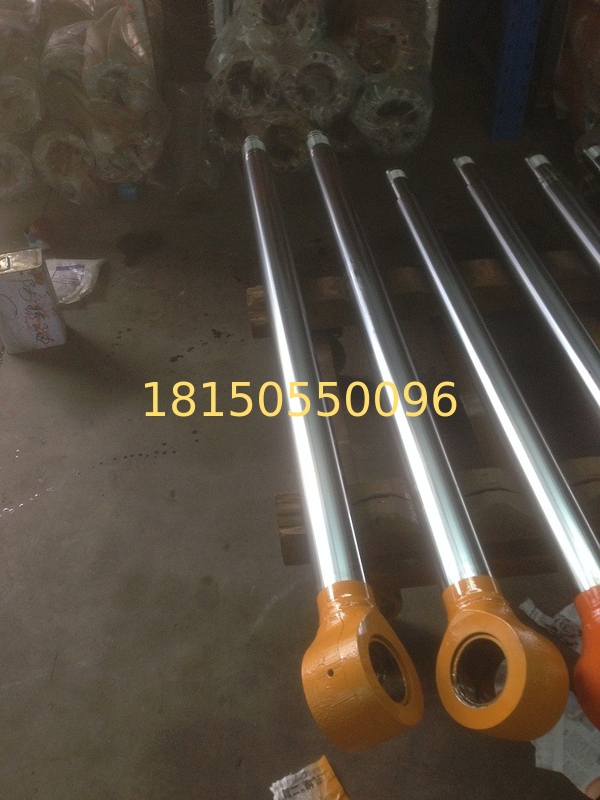 Construction equipment parts, Hyundai R225-7 boom  hydraulic cylinder rod  Hyundai excavator parts